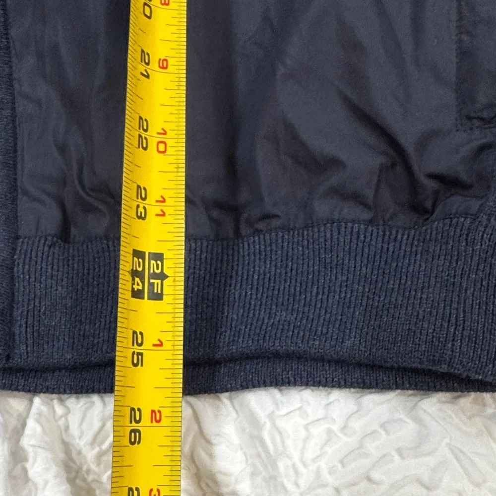 NWT Banana Republic Men's Blue Bomber Jacket Zip closure Size M